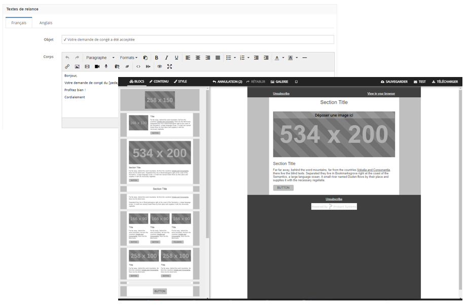 Editeur de texte, ou &eacute;diteur visuel